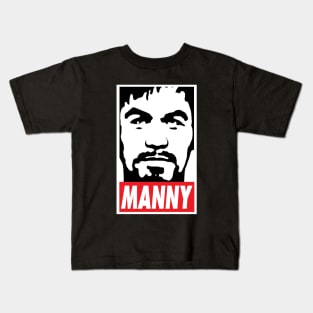 Obey Manny Pacquiao by AiReal Apparel Kids T-Shirt